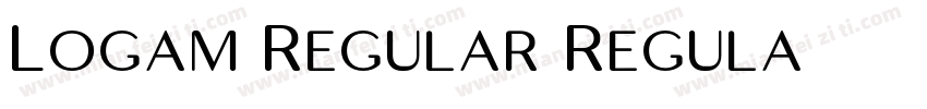 Logam Regular Regula字体转换